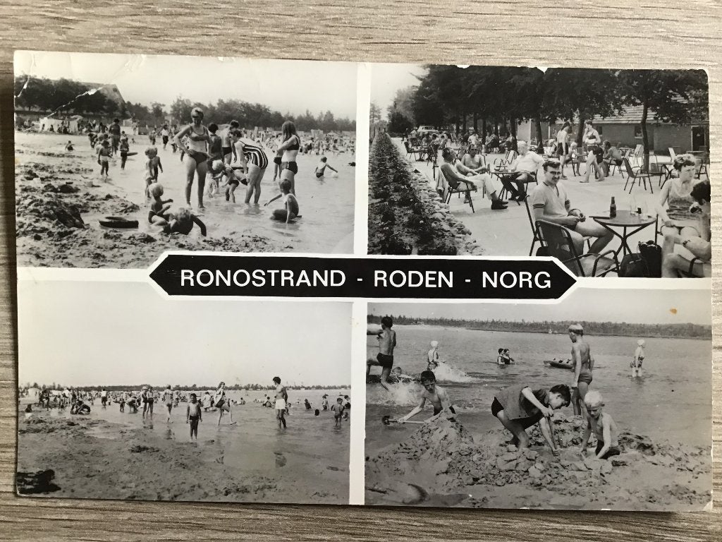 Oude ansichtkaart Ronostrand Roden Norg Drenthe 1970, Verzenden, 1960 tot 1980, Gelopen, Drenthe