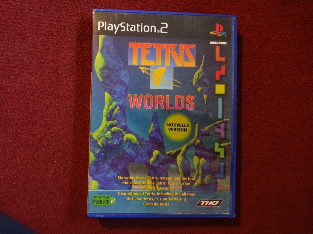 PS2 Tetris Worlds , Sony Playstation 2 Game, Puzzel en Educatief, Gebruikt, 2 spelers, Ophalen of Verzenden