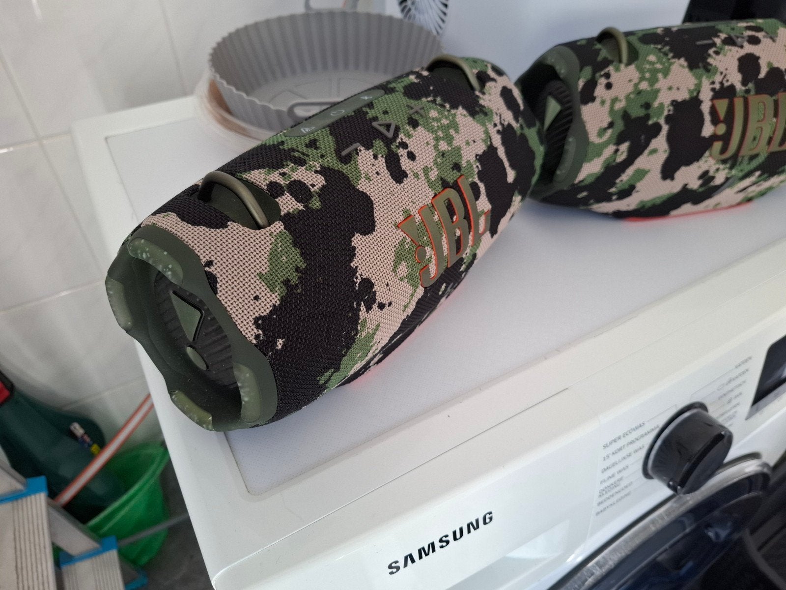 JBL Xtreme 4 camouflage 2 stuks, Audio, Tv en Foto, Ophalen, Minder dan 60 watt, JBL