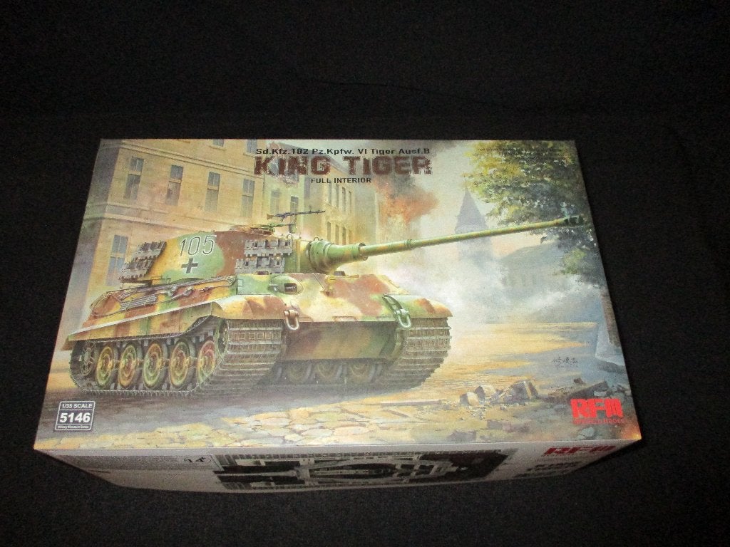 D-188,RFM 1-35,NO,5146,Sd.Kfz. 182 Pz.Kpfw. VI Tiger Ausf. B, Overige merken, 1:32 tot 1:50, Overige typen, Nieuw
