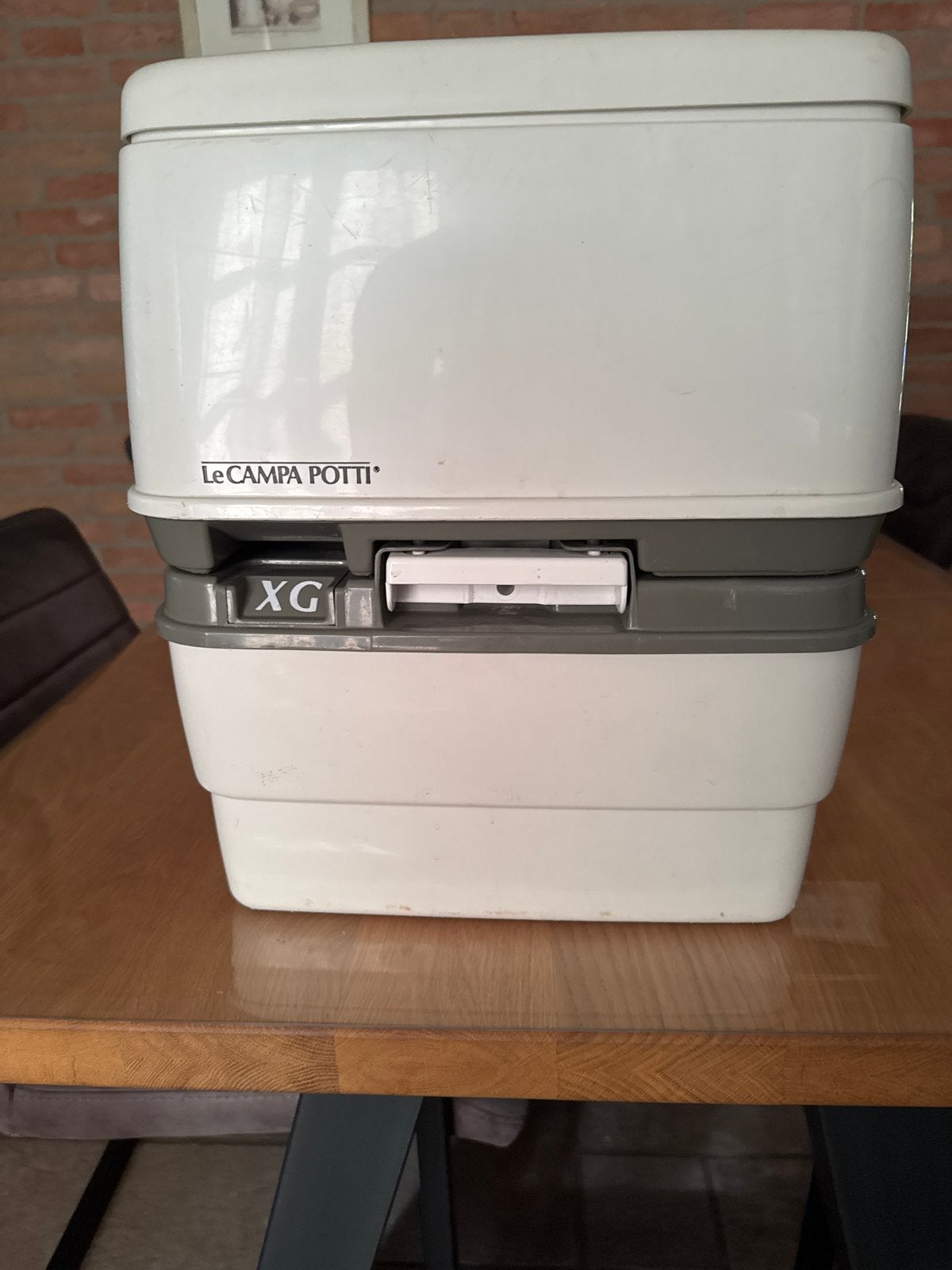 Le Campa Potti XG - Draagbaar Toilet (40cm hoog), Caravans en Kamperen, Ophalen of Verzenden, Zo goed als nieuw