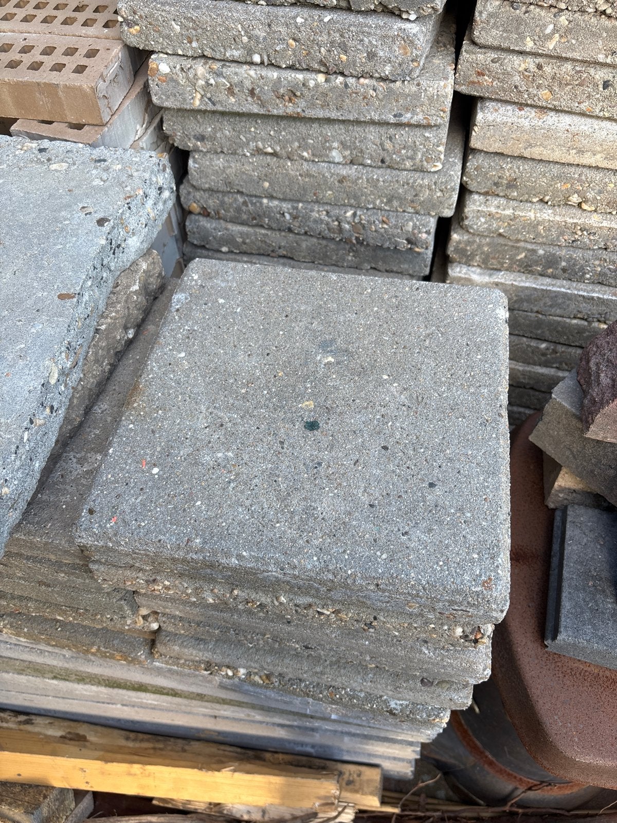 Gebruikte betonnen terrastegels - 30x30 cm, Ophalen, Gebruikt, 10 m² of meer, Beton