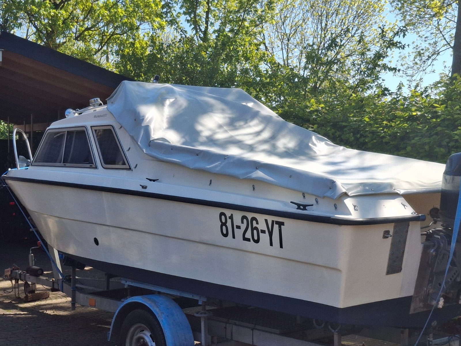 Microplus 502 kajuitboot, Ophalen of Verzenden, Gebruikt
