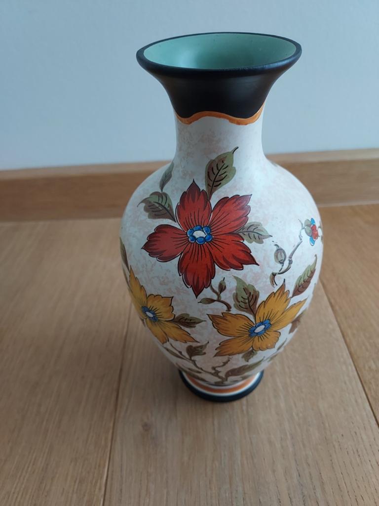 Gouda Plateel Vaas 'Anita' van Koninklijke Goedewaagen, Ophalen of Verzenden