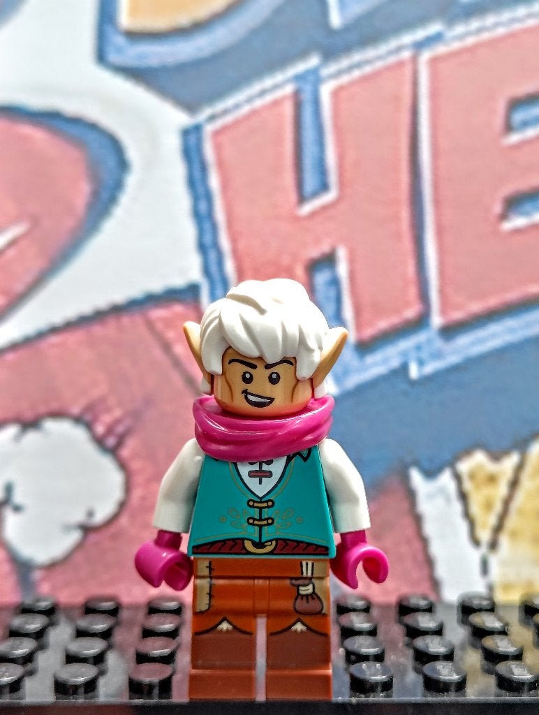 Lego Elf Bard, Dungeons & Dragons (Minifigure Only without, Gebruikt, Lego, Ophalen of Verzenden, Minifiguren serie