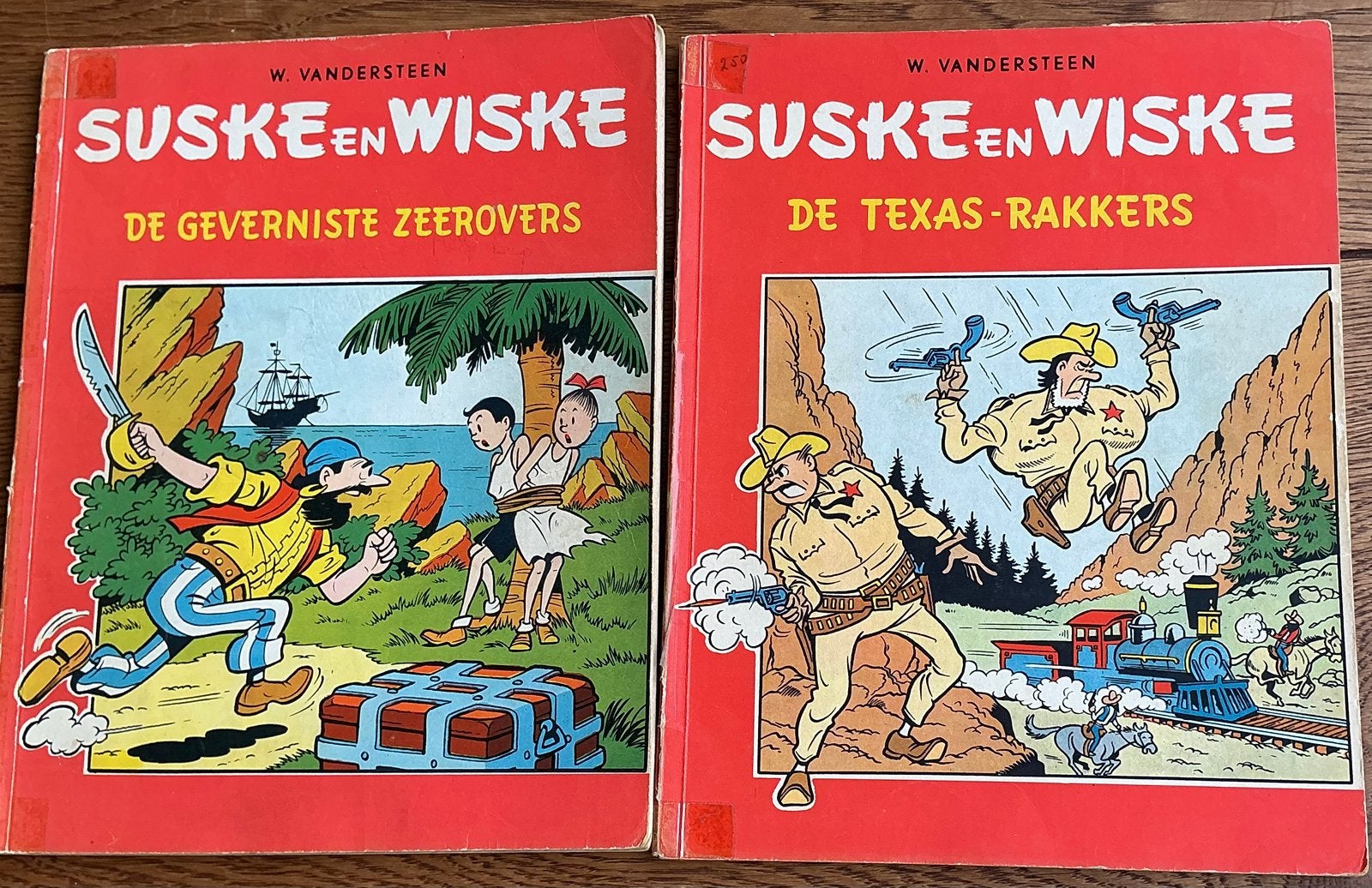 Suske en Wiske stripboeken , 1e druk, Meerdere stripboeken, Ophalen of Verzenden, Gelezen