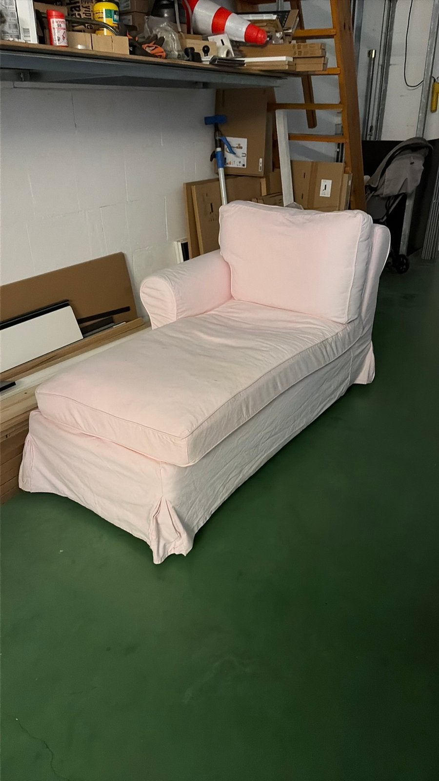 Ikea bankje fauteuil, Ophalen, Zo goed als nieuw, 75 tot 100 cm, Stof