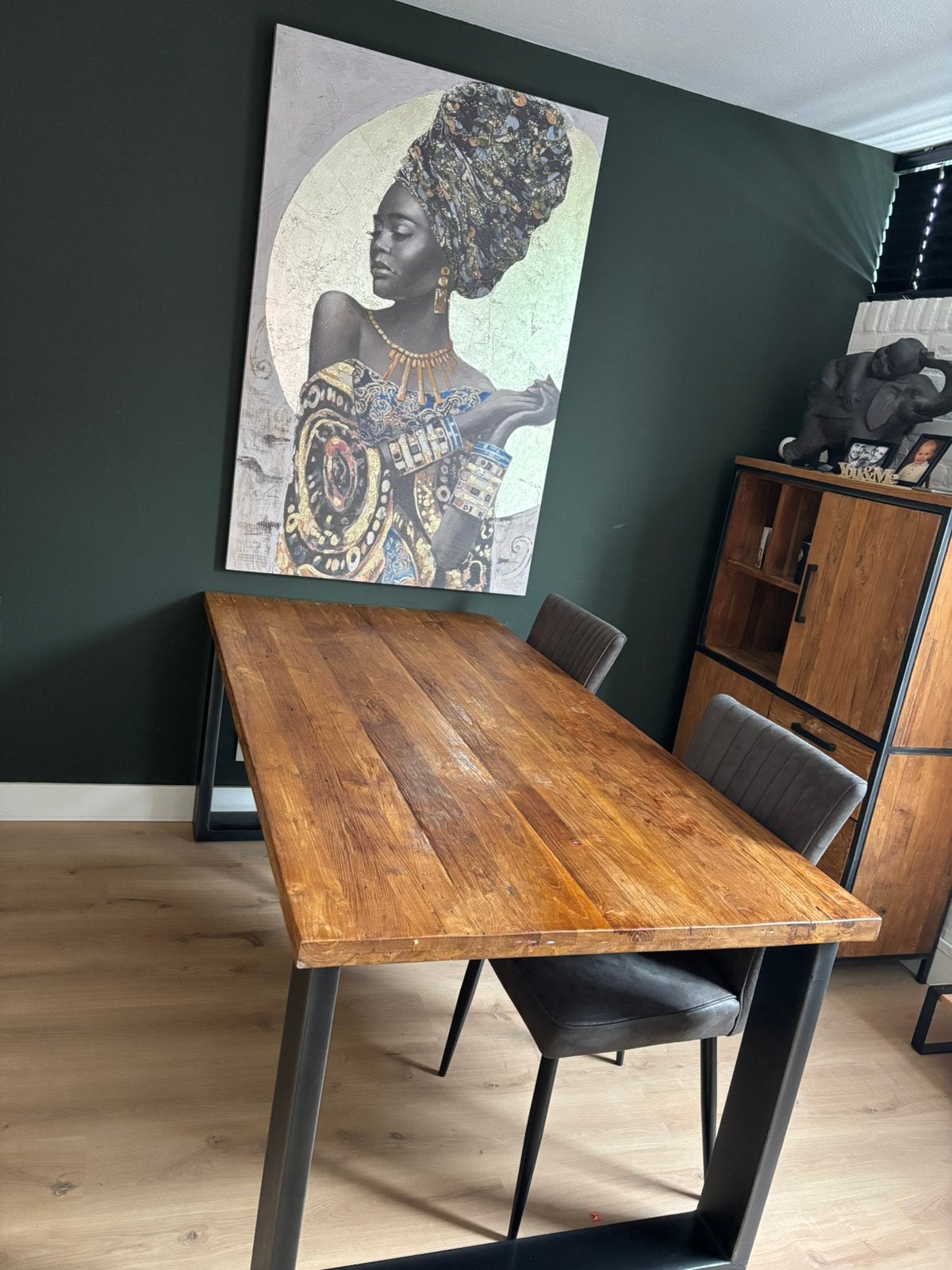 Eettafel romaro pronto teakhout mix rough, Ophalen, Teakhout, 200 cm of meer, 50 tot 100 cm