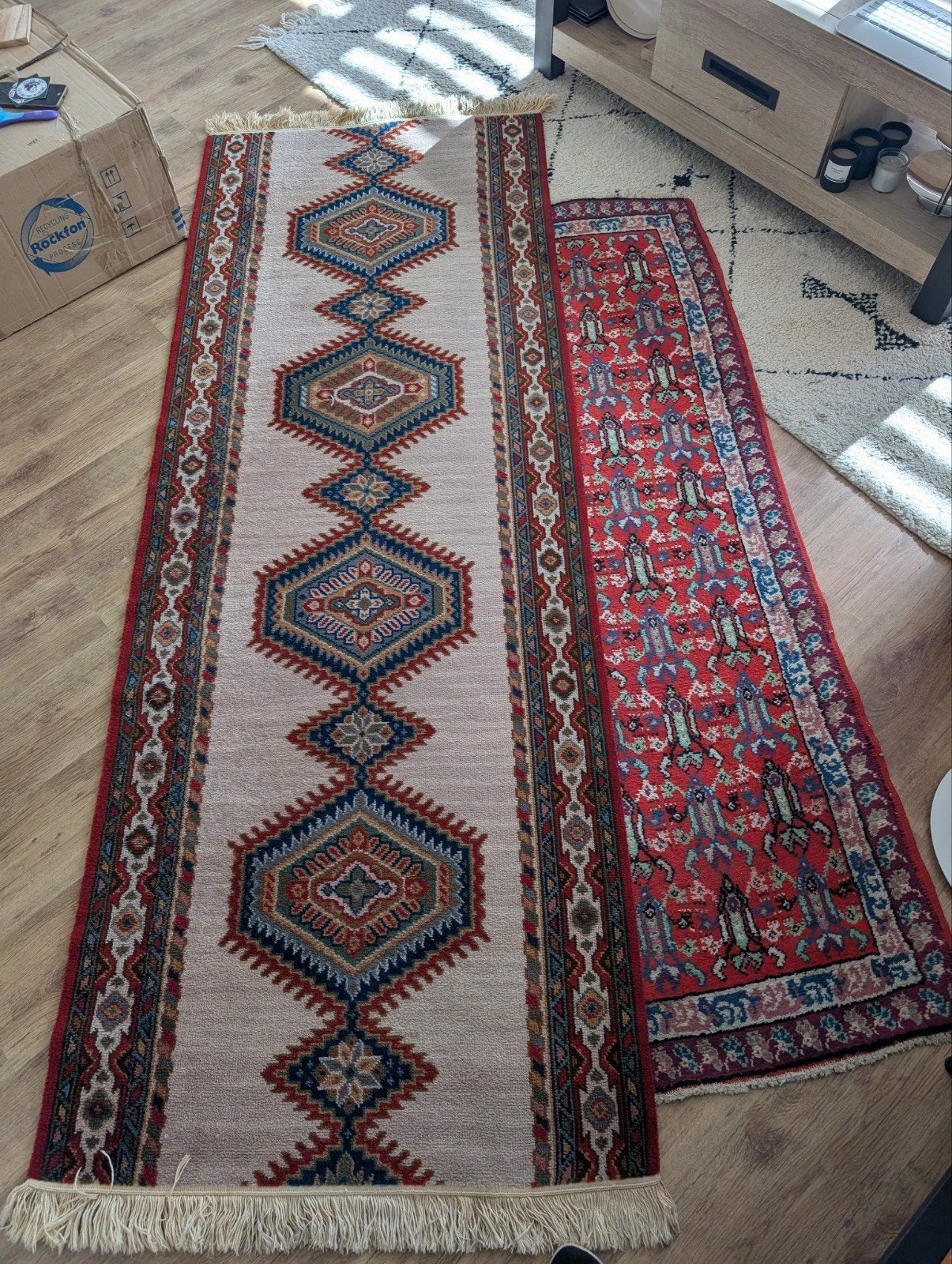 Perzische tapijten, Ophalen, Perzisch, Blauw, 200 cm of meer