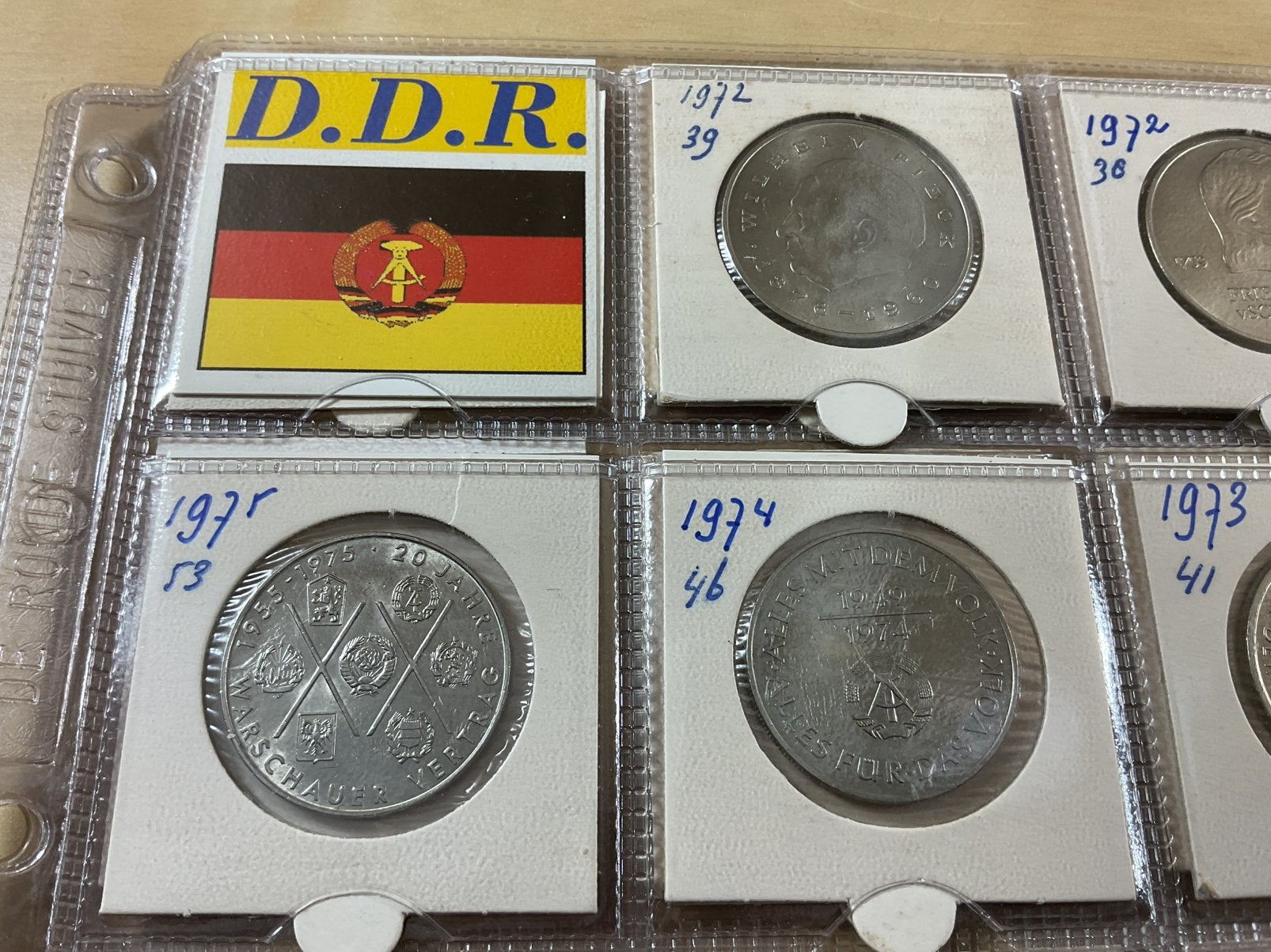 Verzameling DDR 37 munten, Ophalen of Verzenden, Buitenland, Munten