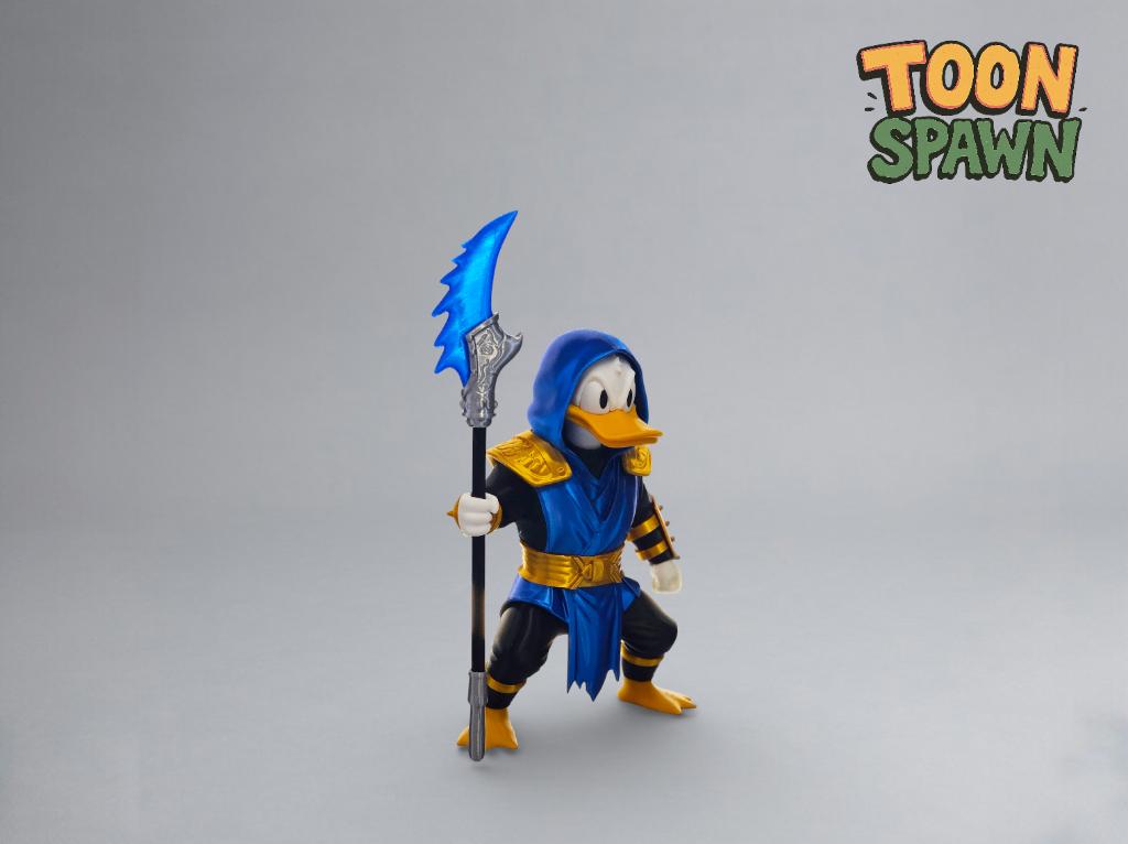 ️ Donald Duck Ice Warrior (Mortal Kombat) - Blauwe Versie, Ophalen of Verzenden, Nieuw, Fantasy
