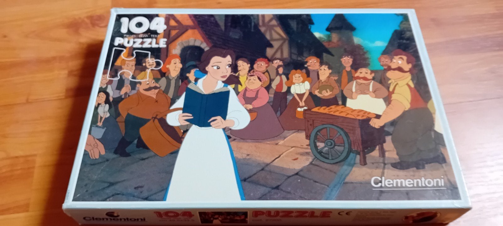 Disney Belle en het Beest puzzel - Clementoni 104 stukjes, Ophalen of Verzenden, Meer dan 50 stukjes, Gebruikt, 6 jaar of ouder