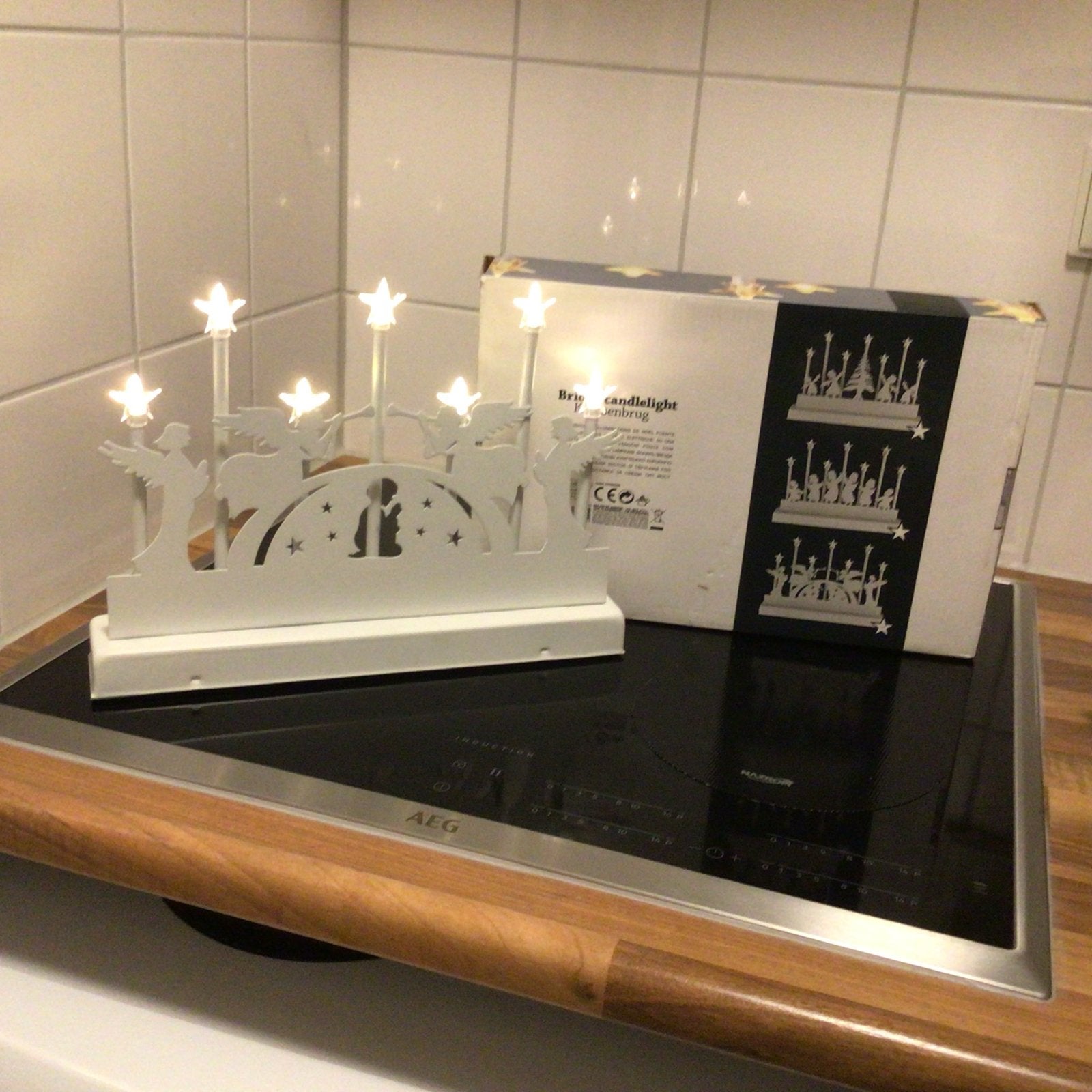 Leuke decoratie van Kerstverlichting in doos, Ophalen of Verzenden