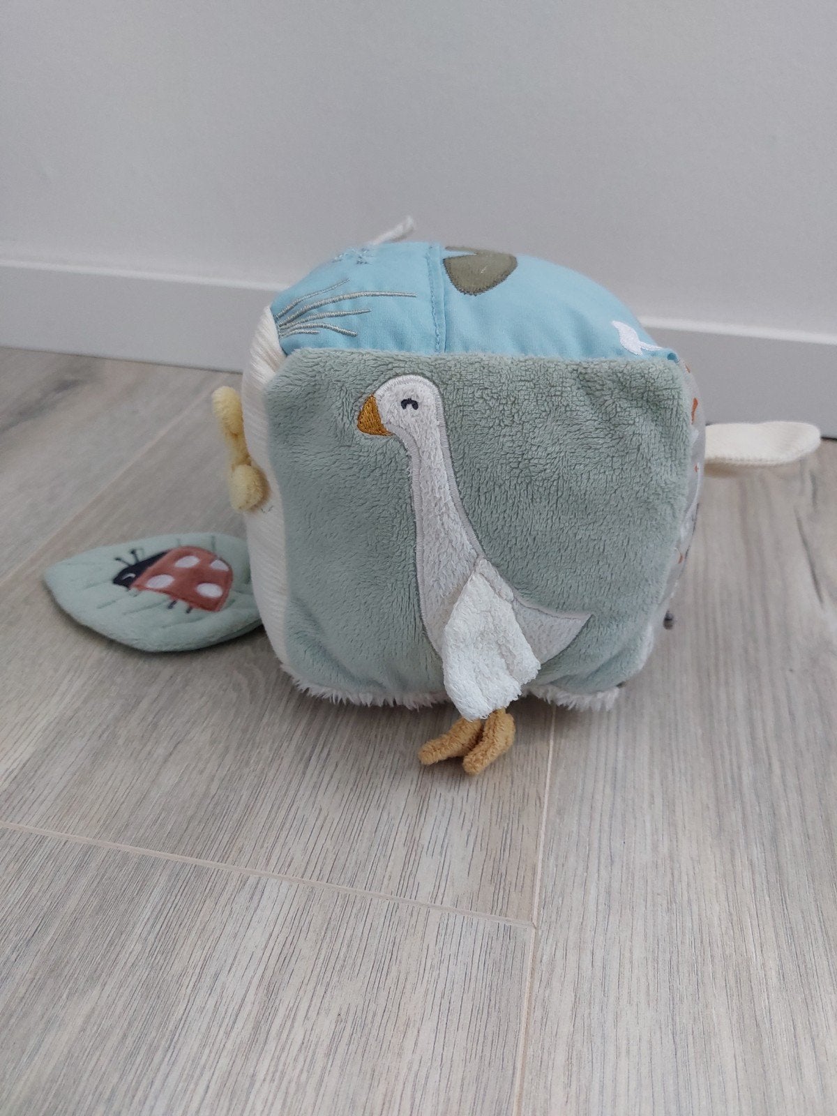 Knuffel speelgoed baby little dutch kubus gans goose L2222, Kinderen en Baby's, Ophalen of Verzenden, Zo goed als nieuw, Konijn