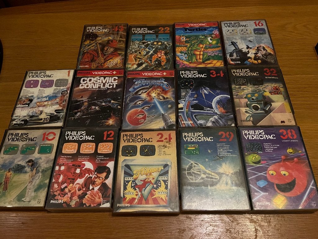 Philips Videopac G7000 – games met hardcase en boekje, Ophalen, Philips Videopac