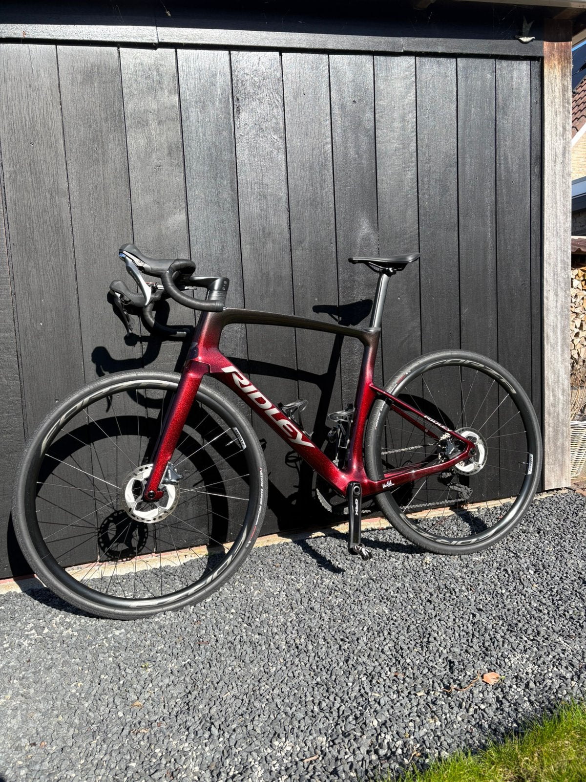 Ridley Kanzo Fast gravelbike (M), Carbon, 10 tot 15 versnellingen, Zo goed als nieuw, Schijfrem