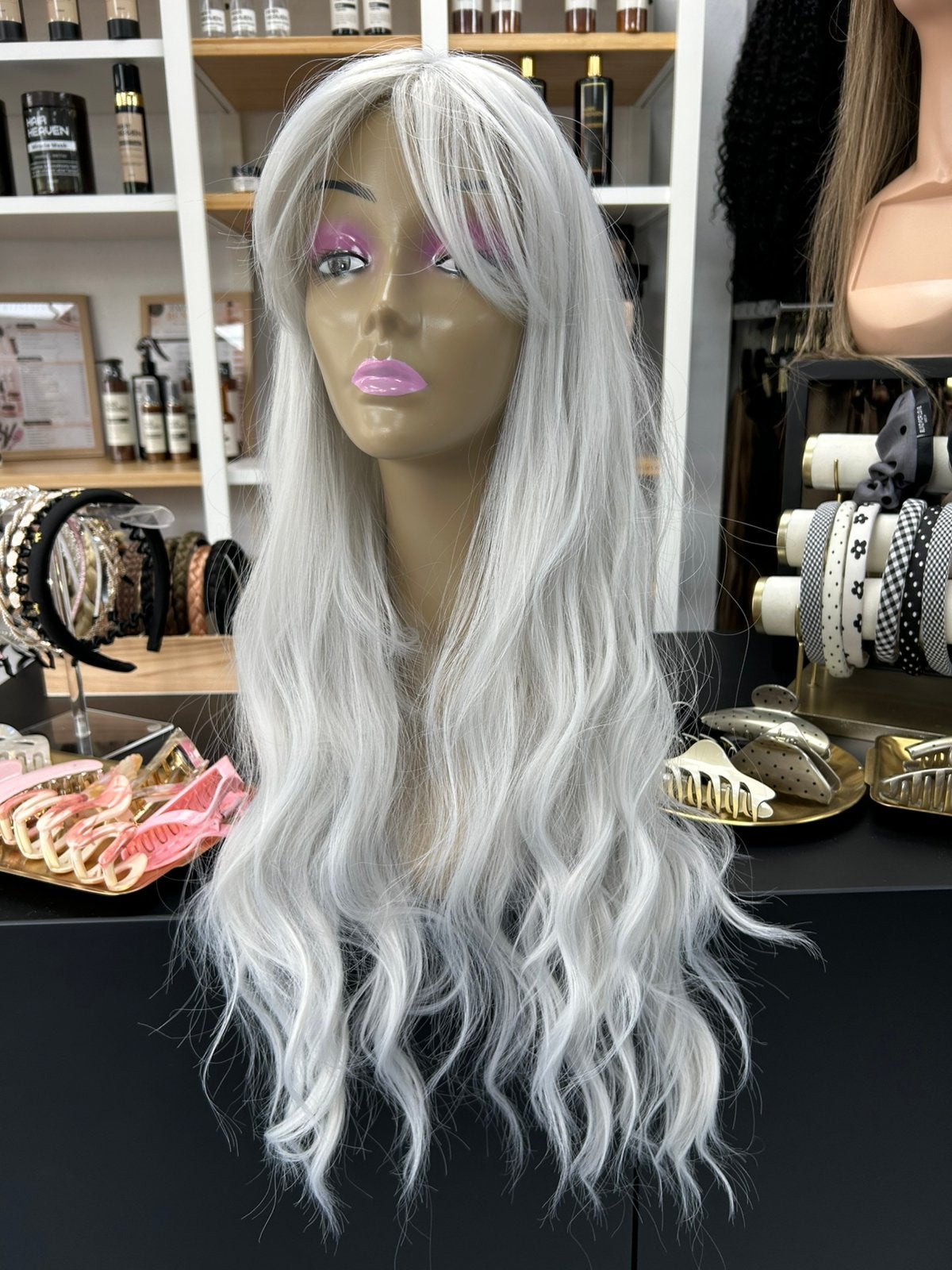 Pruik Lace Wig Haarverlenging Monofibrehair 20%Korting, Sieraden, Tassen en Uiterlijk, Uiterlijk | Haarverzorging, Ophalen of Verzenden