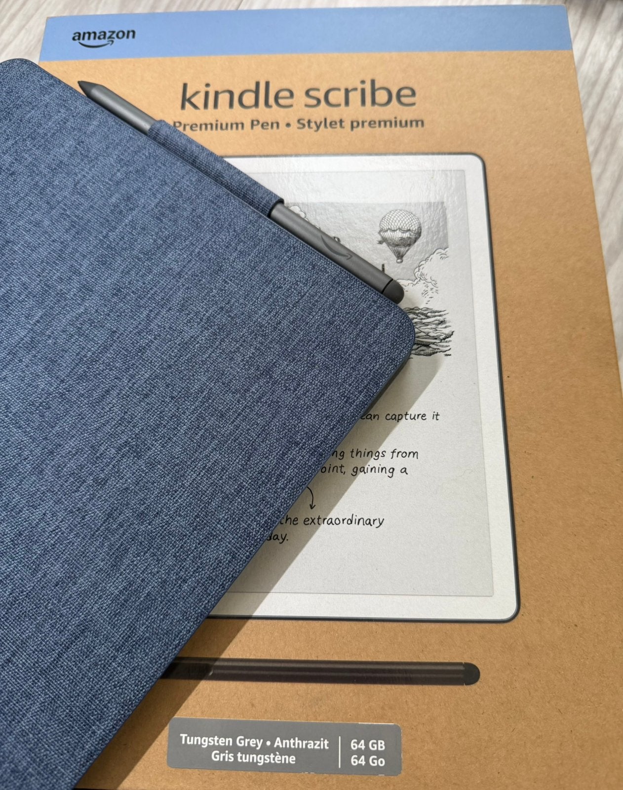 Kindle Scribe 64gb, laatse model, met originele hoesje, Ophalen of Verzenden, Zo goed als nieuw