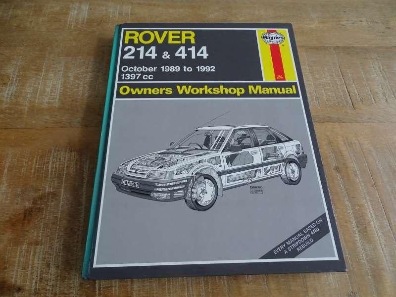 Rover 214 - 414 Haynes Werkplaatshandboek 1989-1992, Verzenden, Gelezen, Overige merken