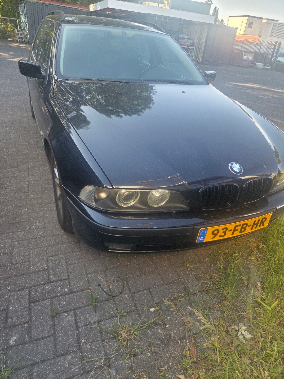 BMW 5-Serie 2.5 I 523 Touring AUT 2000 Zwart, Auto's, Automaat, Achterwielaandrijving, 2494 cc, Zwart