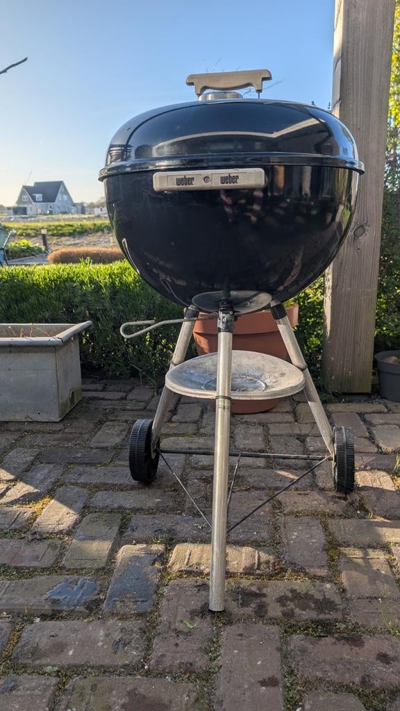 Weber One-Touch Original 57 cm houtskoolbarbecue., Tuin en Terras, Ophalen, Gebruikt