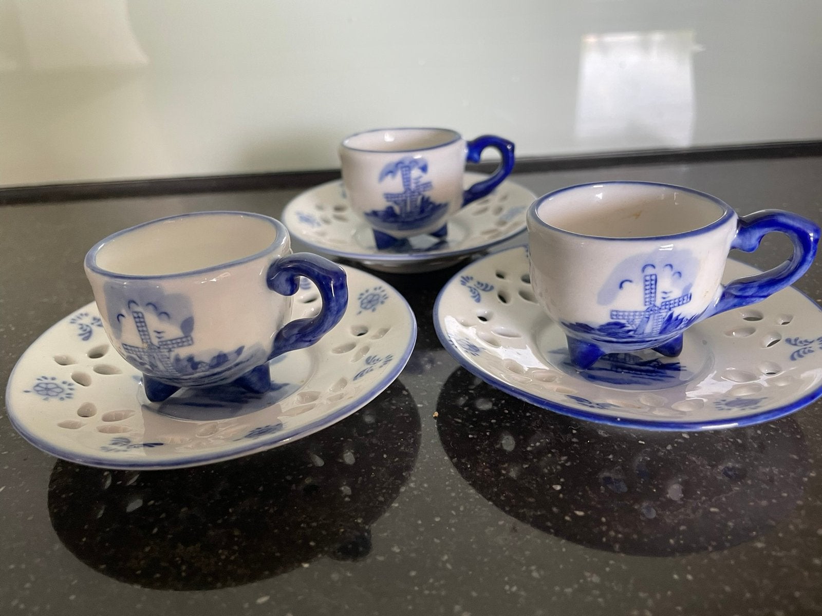 Delftware kop en schotels Van Royal Twickel ter Steege, Ophalen of Verzenden