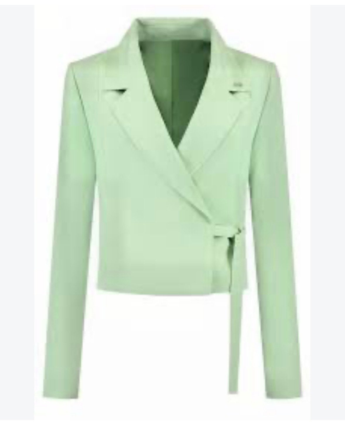 Nieuw! NIKKIE Nula Wrap Blouse / Blazer - Misty Green - Maat, Nieuw, Ophalen of Verzenden, Jasje, Maat 36 (S)