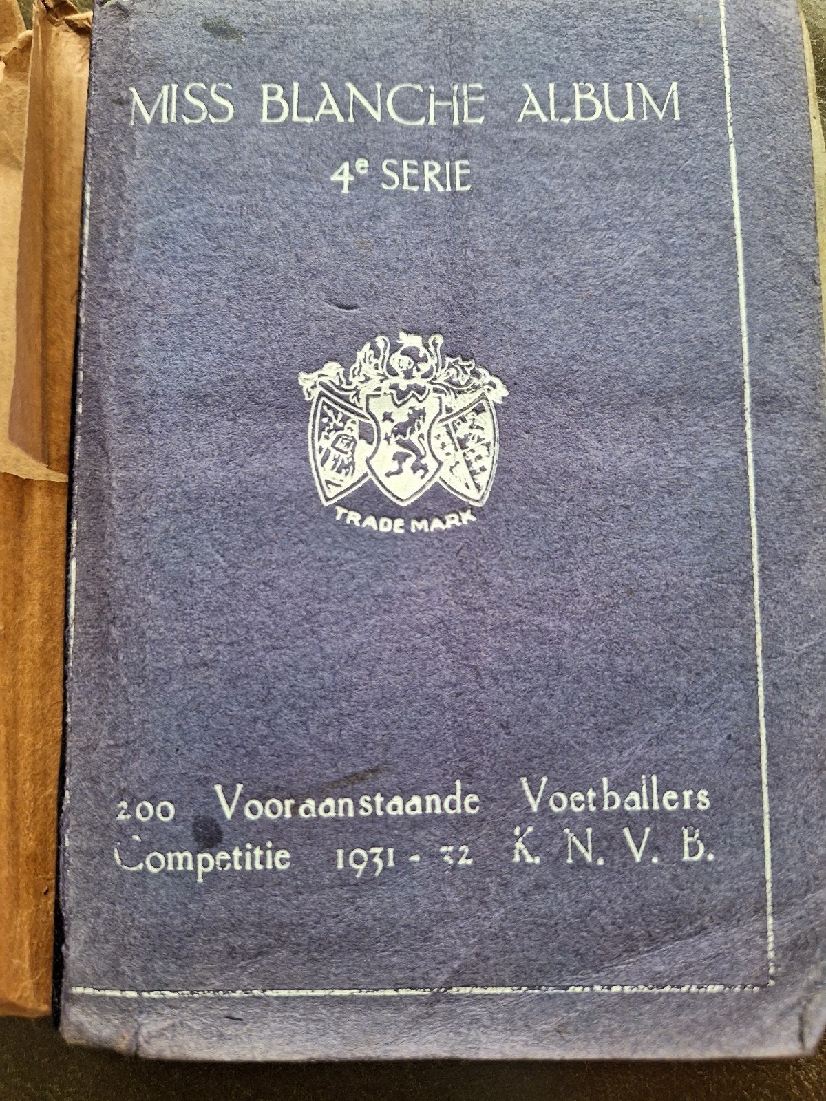 Miss Blanche Album 1931-32 KNVB Voetballers, Ophalen of Verzenden, Gebruikt, Overige binnenlandse clubs, Boek of Tijdschrift