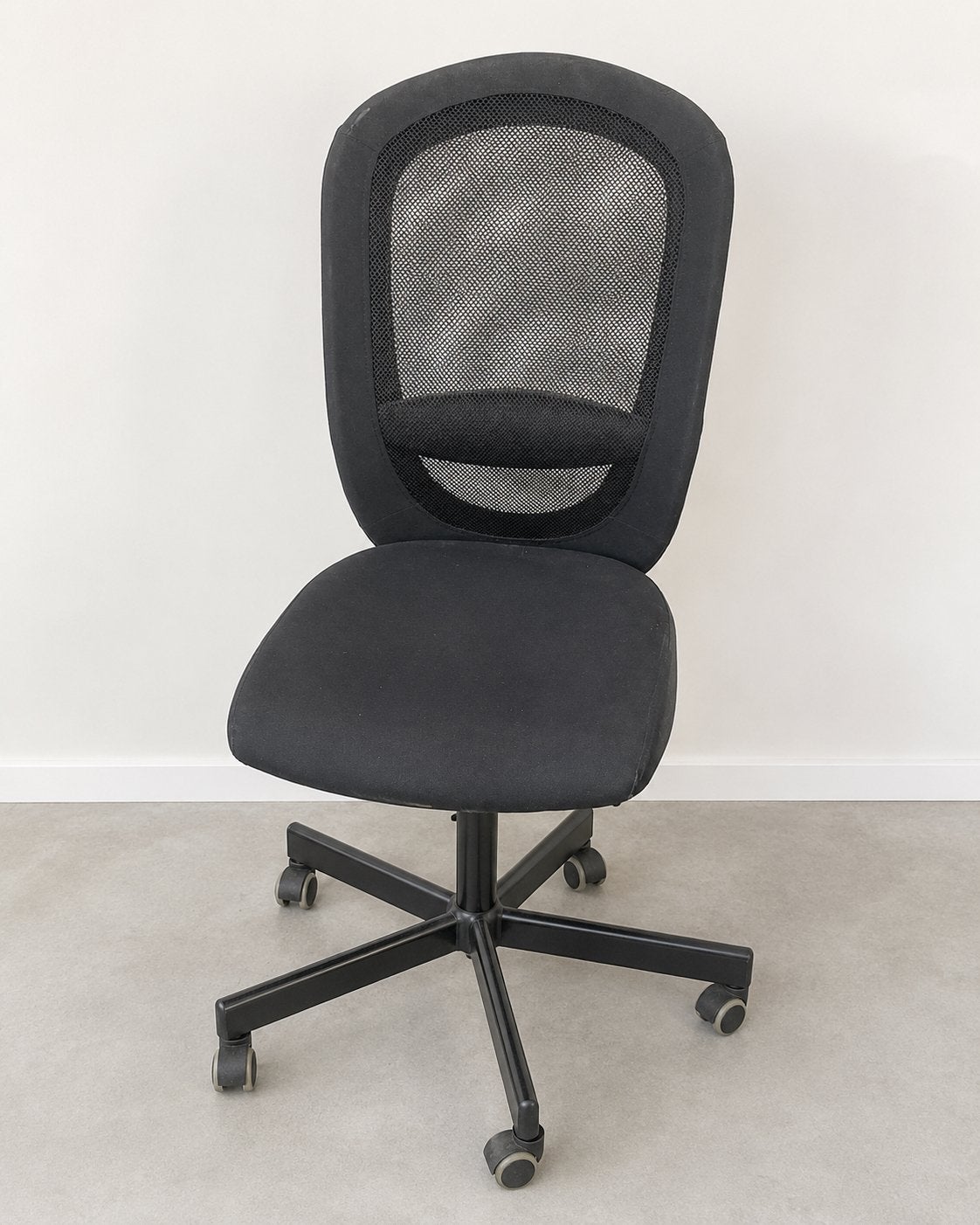 6 zwarte IKEA FLINTAN bureaustoelen – per stuk of partij, Huis en Inrichting, Ophalen, Zo goed als nieuw, Zwart