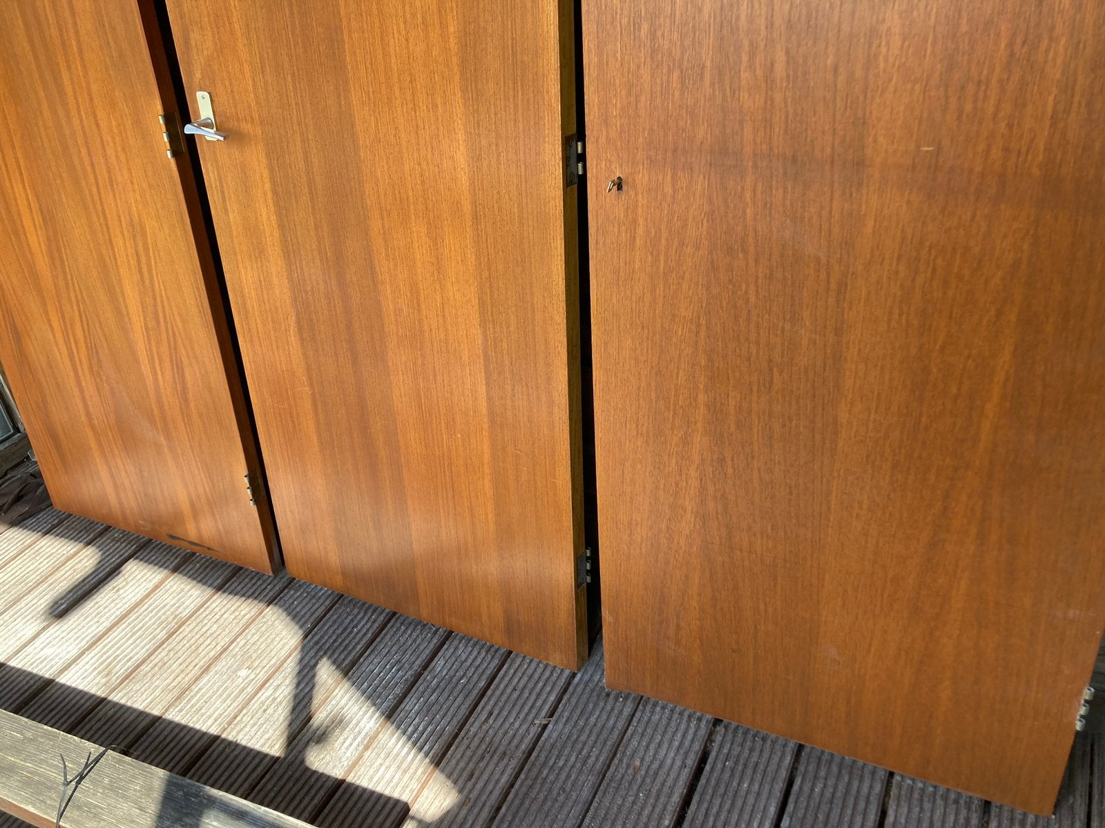 6 retro deuren, Doe-het-zelf en Verbouw, Deuren en Horren, Ophalen, Gebruikt, Binnendeur, Glas
