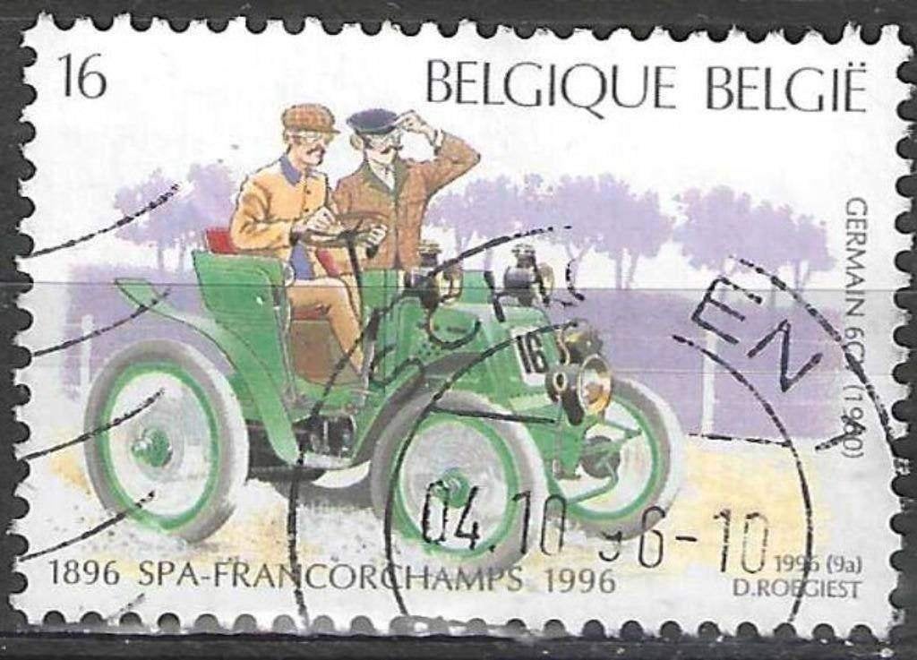 Belgie 1996 - Yvert 2648 /OBP 2649 - Germain 6 CV (ST), Verzenden, Gestempeld, Auto's