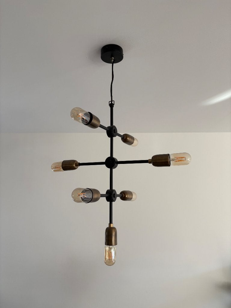Hanglamp House doctor messing zwart