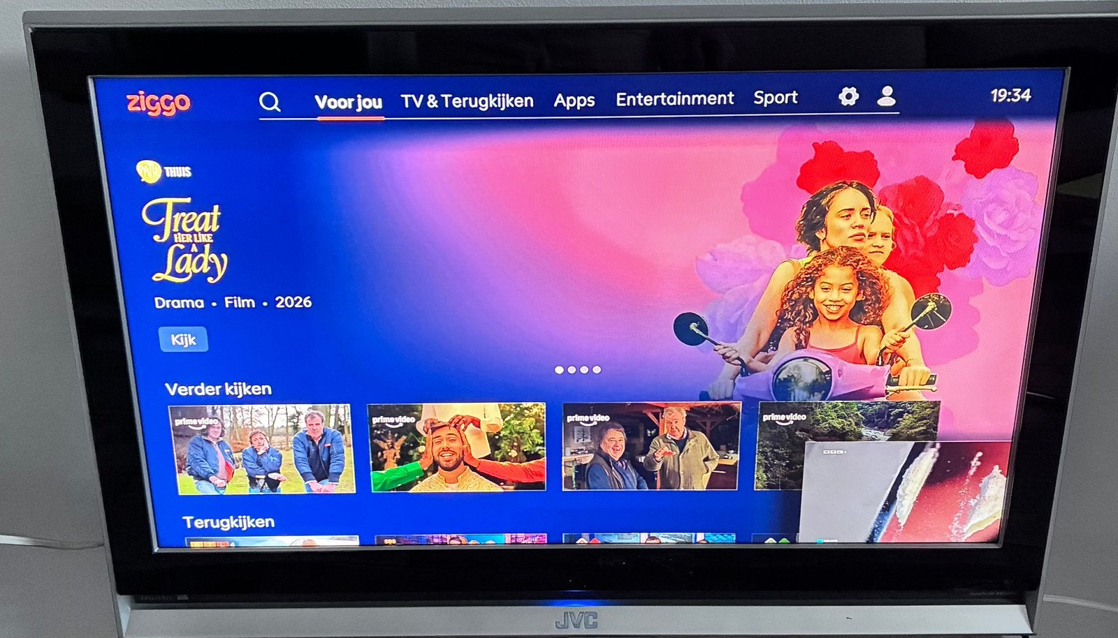 Gratis goed werkende JVC televisie., Audio, Tv en Foto, Televisies, Ophalen, Gebruikt, 50 Hz, Overige merken