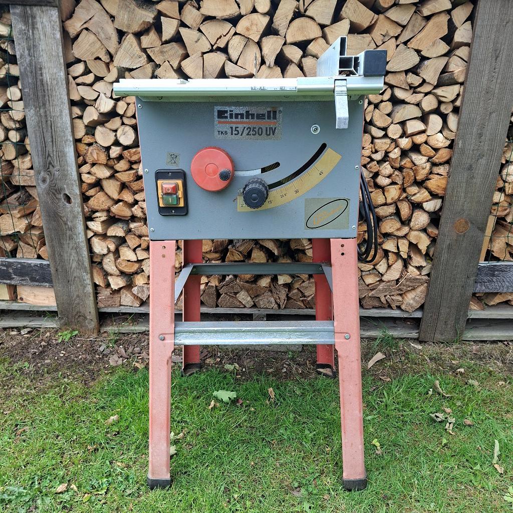 Einhell tafelzaag TKS 15/250UV 1200 W, Ophalen, 1200 watt of meer, Cirkelzaag, 70 mm of meer