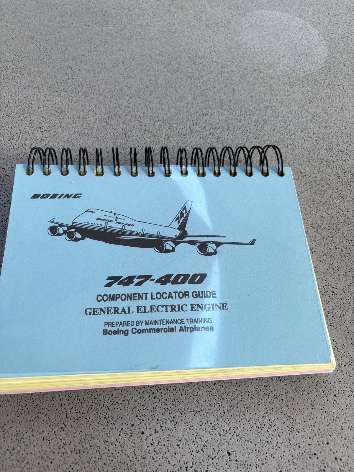 Boeing 747-400 Component Locator Guide General Electric, Ophalen, Zo goed als nieuw, Overige onderwerpen