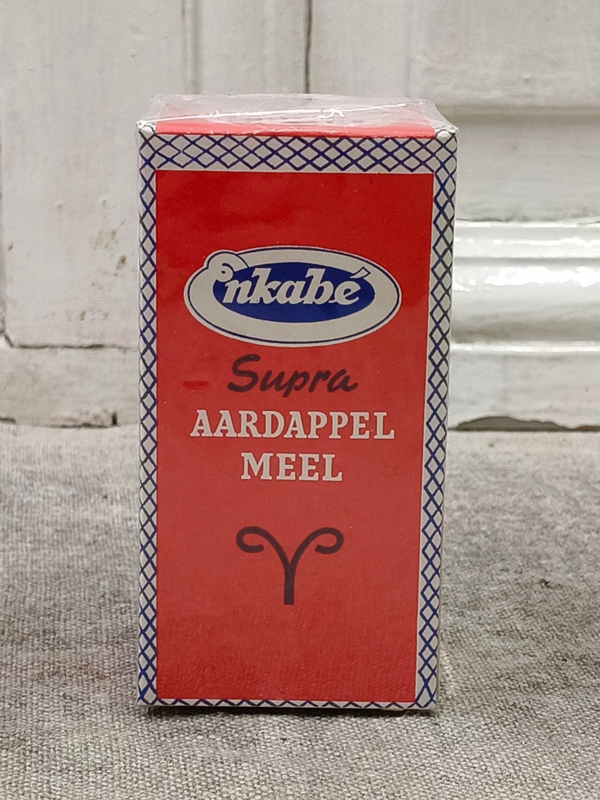 Oud doosje aardappelmeel Enkabé, Ophalen of Verzenden, Gebruikt, Verpakking
