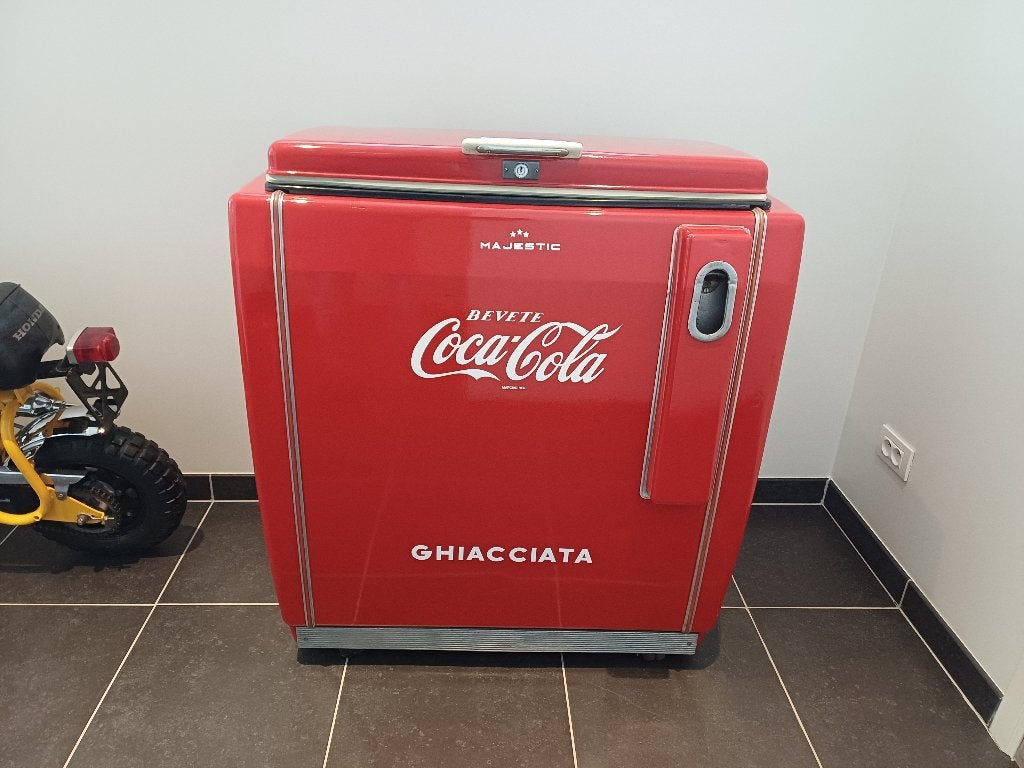 gerestaureerde vintage coca-cola cooler uit jaren 50, Ophalen, Zo goed als nieuw, Gebruiksvoorwerp