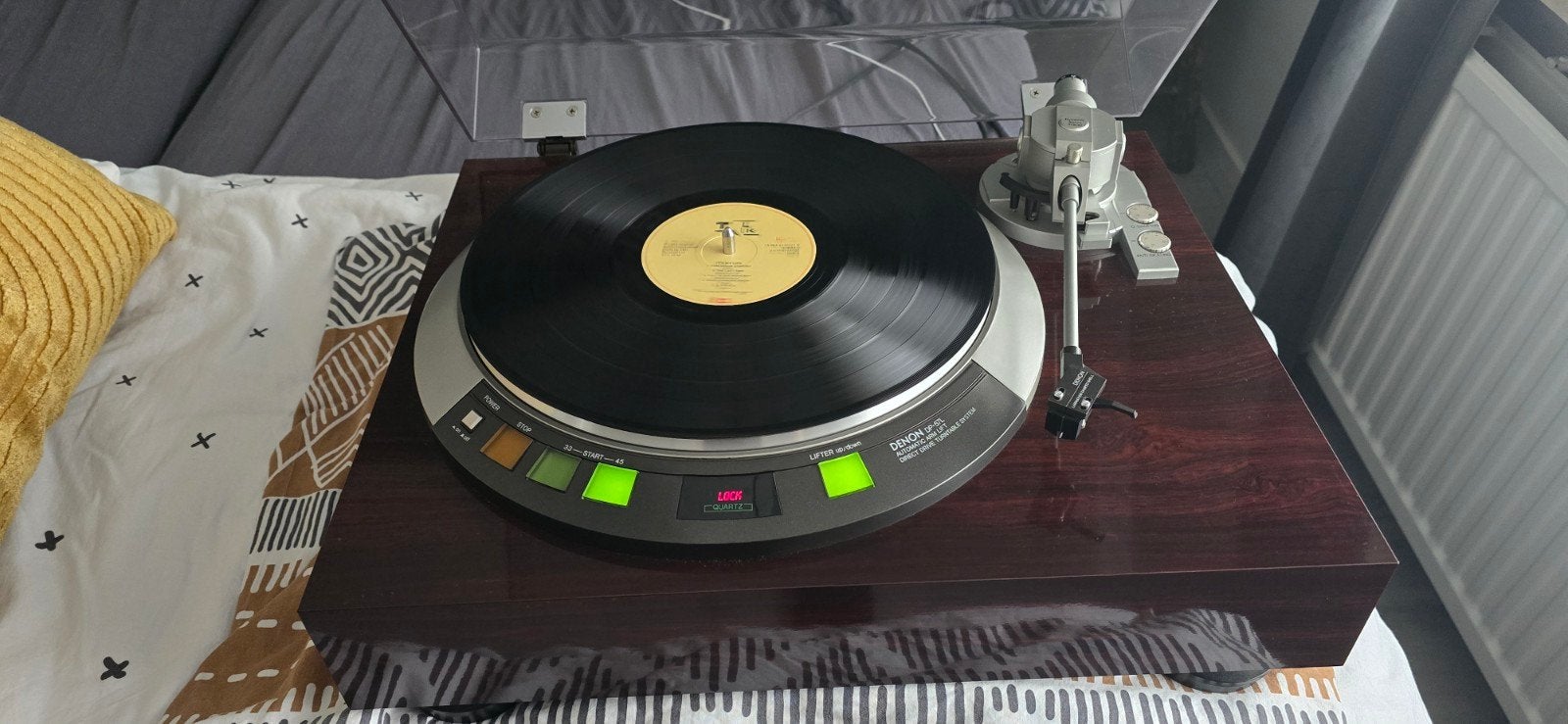 Denon DP 57L platenspeler, Ophalen, Zo goed als nieuw, Platenspeler, Overige merken