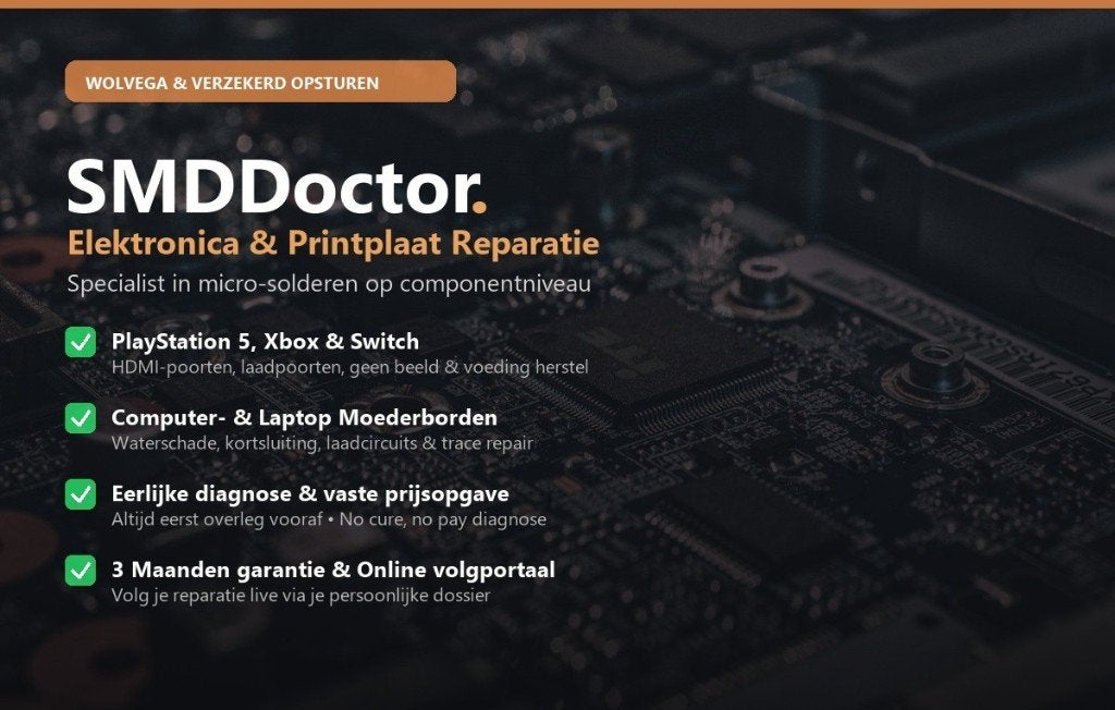 Laptop of Computer Moederbord Reparatie, Ophalen of Verzenden, 2 tot 3 Ghz