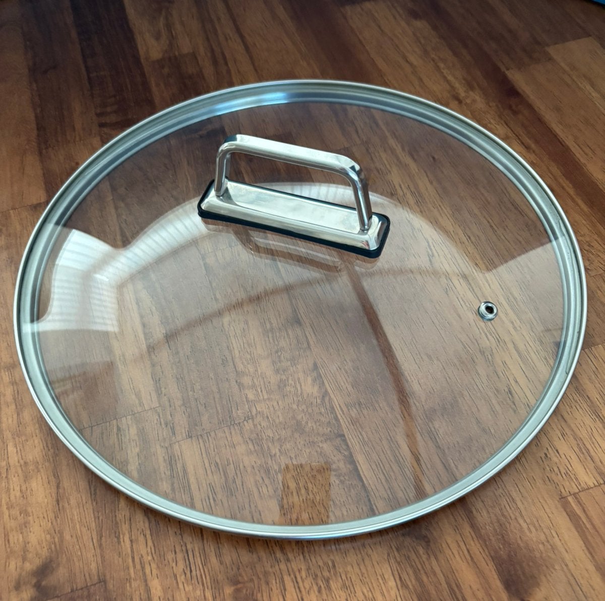 Glazen deksel pan 30 cm, Ophalen of Verzenden, Zo goed als nieuw, Overige merken, Glas