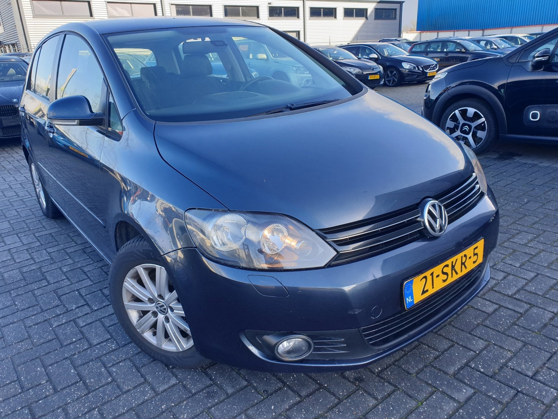Volkswagen Golf Plus 1.4 TSI Comfortline, Auto's, Gebruikt, 4 cilinders, 700 kg, Blauw