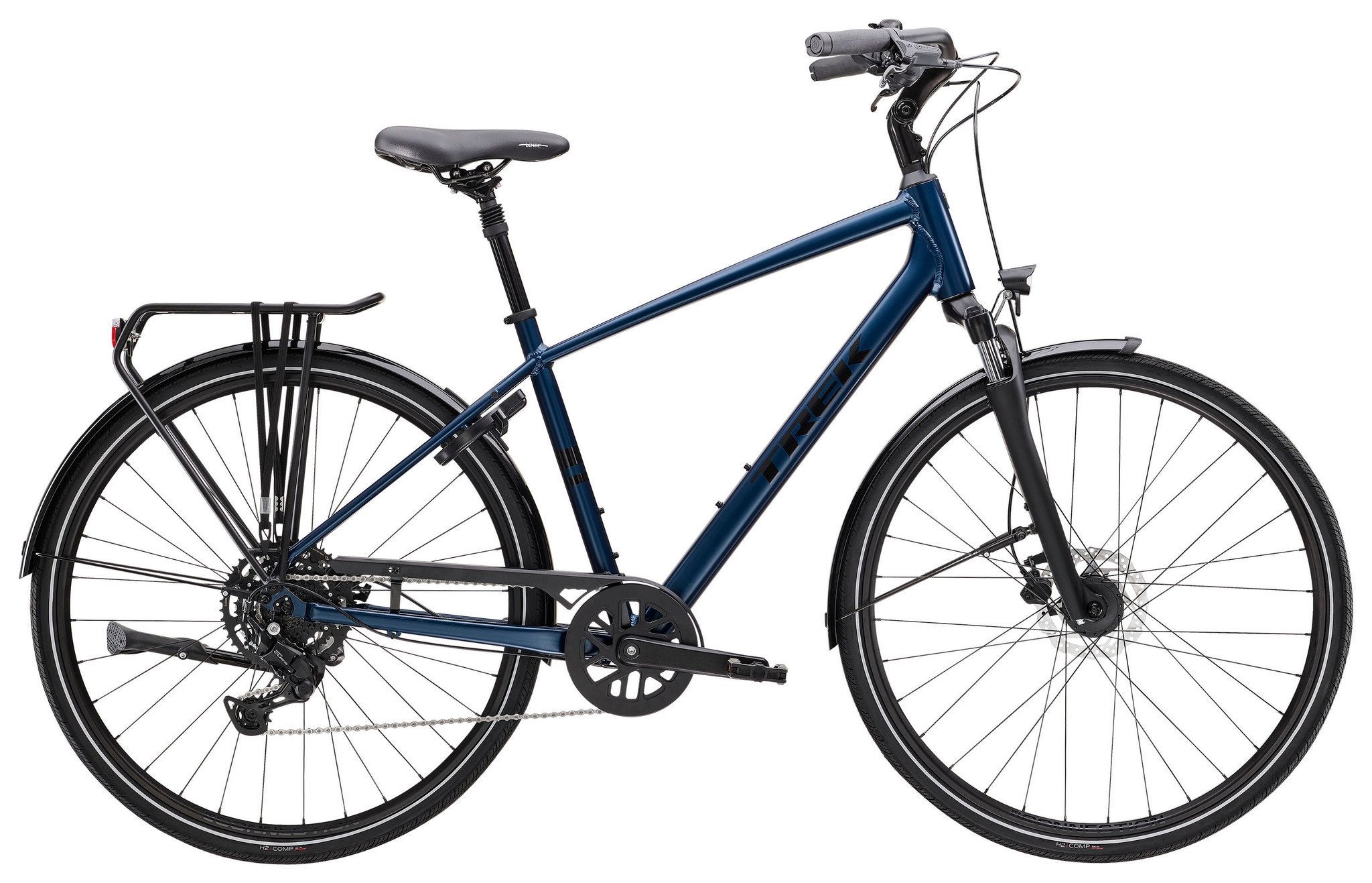 Trek Verve 2 equipped blauw heren 55cm 28inch, Fietsen en Brommers, 53 tot 57 cm, Nieuw, Overige merken, Versnellingen