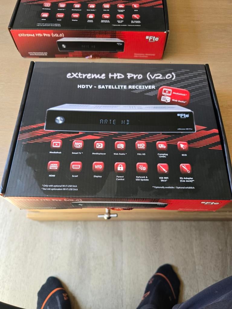 FTE eXtreme HD Pro (v2.0) HDTV Satellietontvanger Nieuw, Ophalen of Verzenden, Nieuw, Decoder