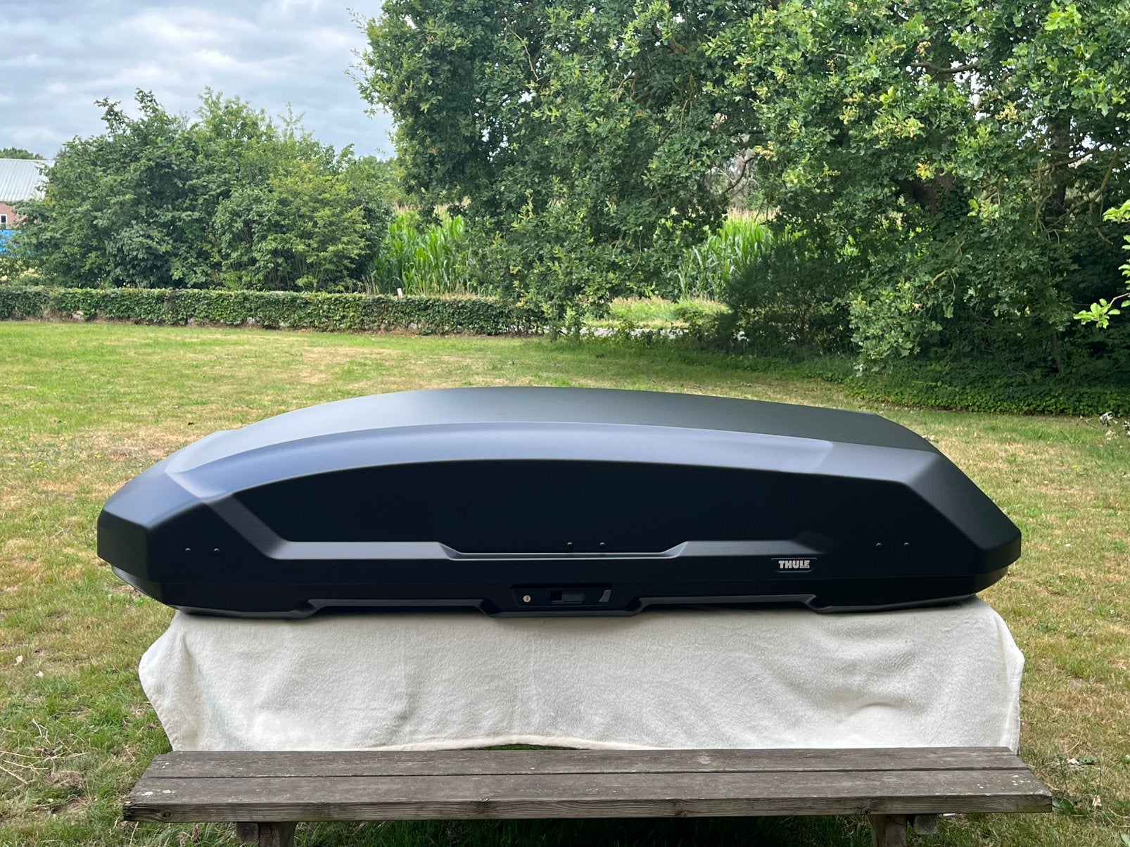 Nieuwste Thule force 3 L & XL te huur, Auto diversen, Dakkoffers, Ophalen, Zo goed als nieuw
