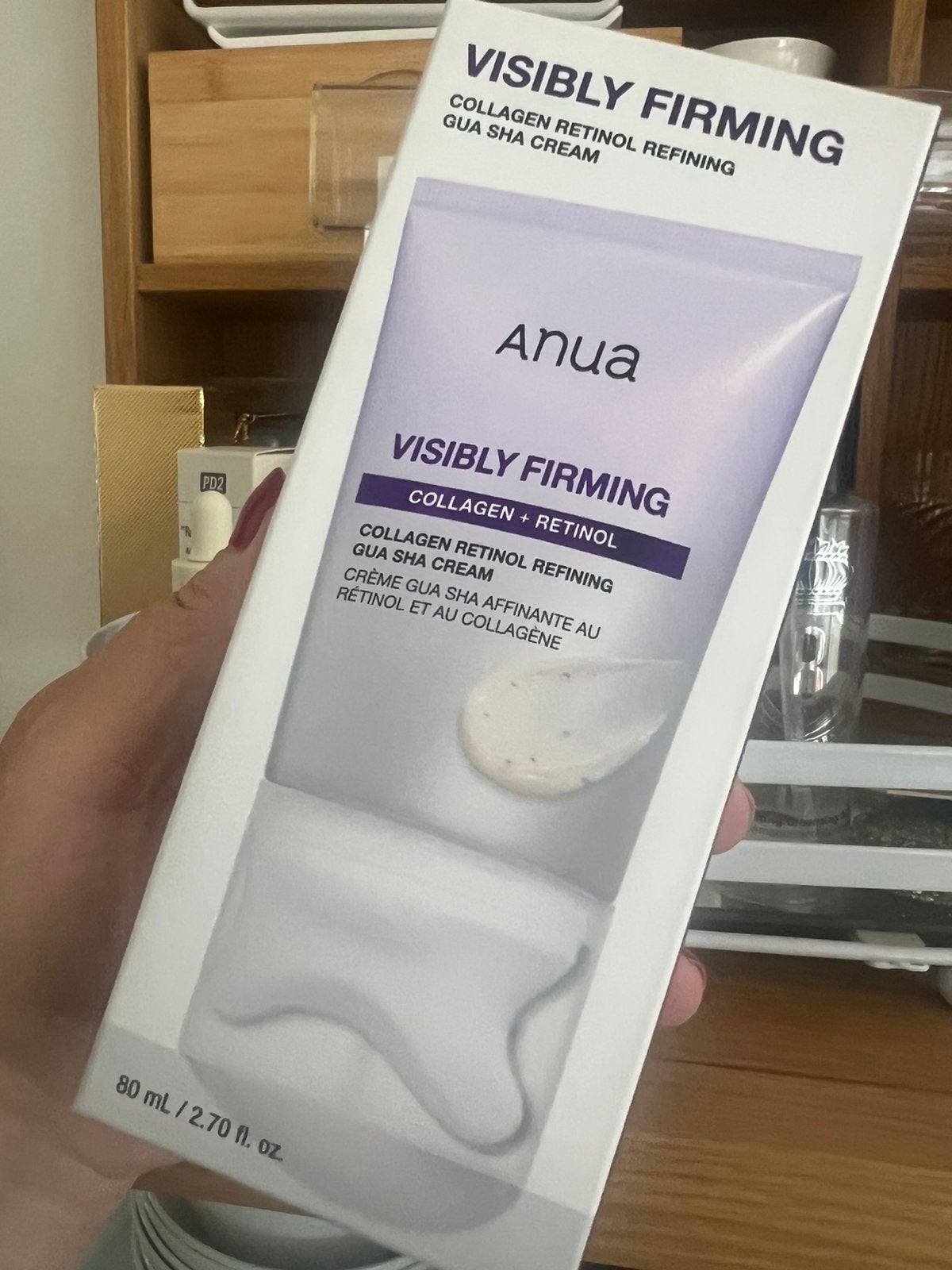 New-ANUA VisiblyFirming COLLAG RETINOL REFINING GUASHA CREAM, Ophalen of Verzenden, Nieuw, Gehele gezicht