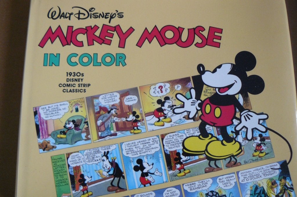 1930 / MICKEY MOUSE in color / 1930s Disney Comic Strip, Ophalen of Verzenden, Mickey Mouse, Gebruikt, Beeldje of Figuurtje