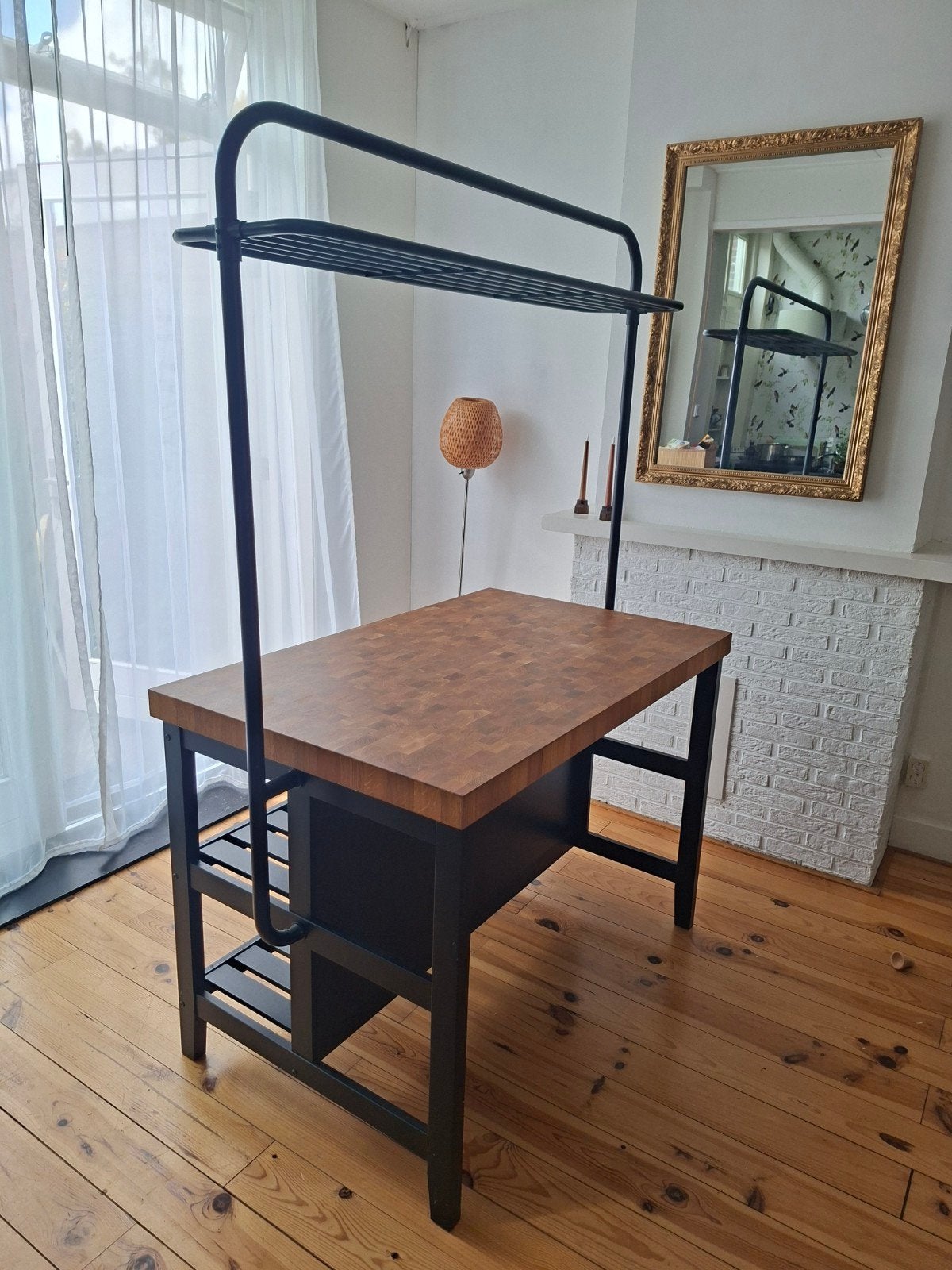 Keukeneiland Ikea met opbergrek, Ophalen, Gebruikt