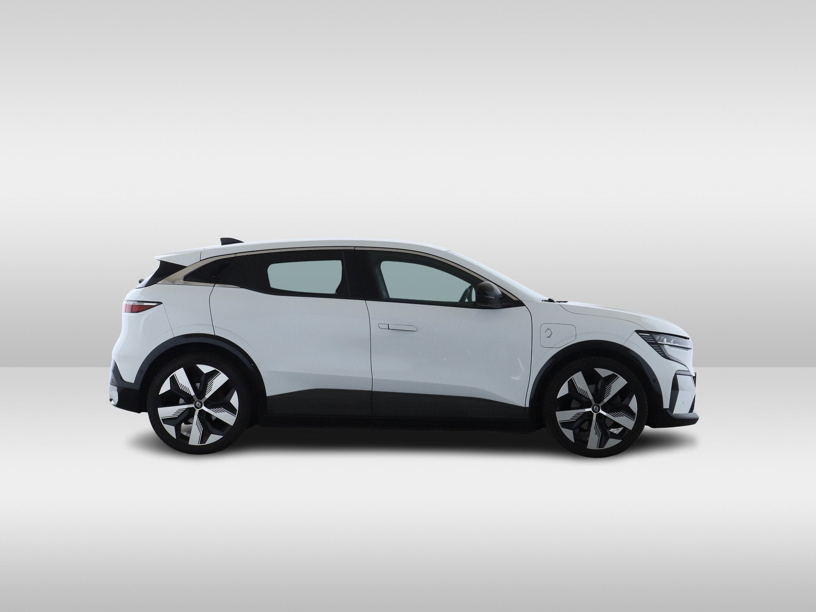 Renault Mégane E-Tech EV60 OPTIMUM CHARGE 220PK TECHNO | Pa, Auto's, Zwart, Leder en Stof, Wit, Origineel Nederlands