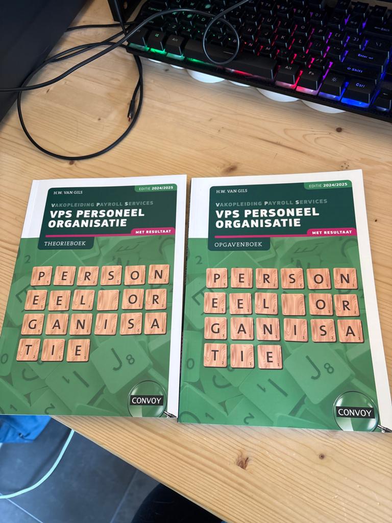 VPS Personeel Organisatie Theorieboek &Opgavenboek 2024/2025, Boeken, Studieboeken en Cursussen, Verzenden, Gamma, Zo goed als nieuw