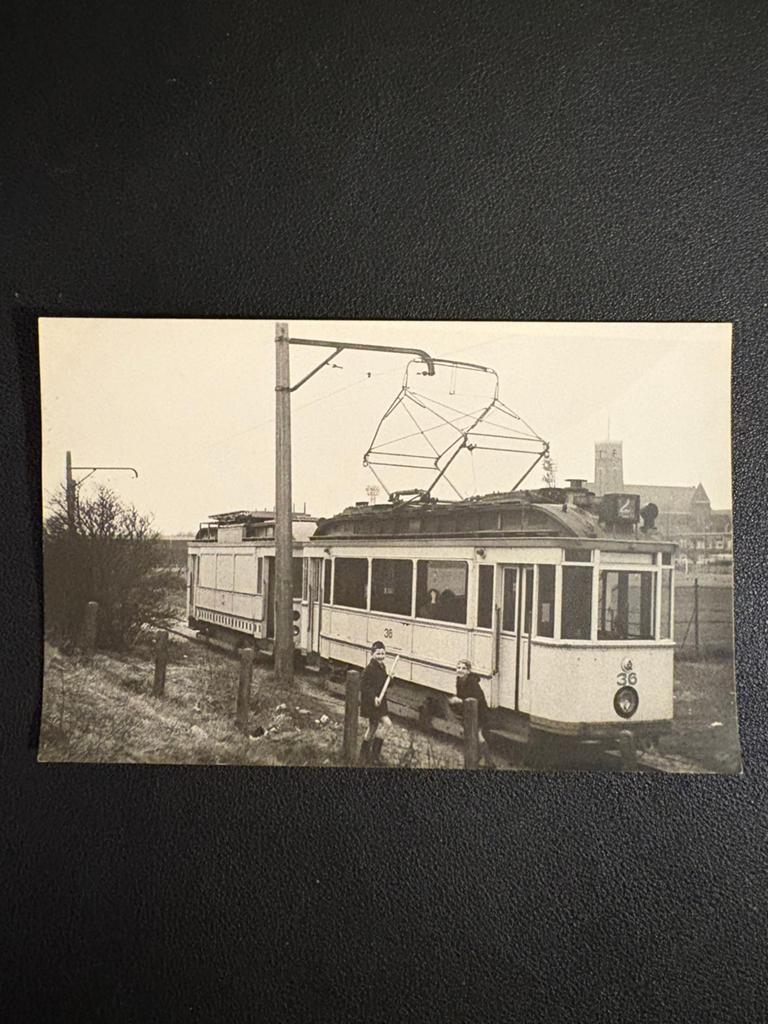 Originele foto HTM 36 (jaren 60), Ophalen of Verzenden, Gebruikt, Tram